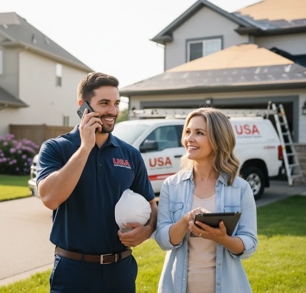 USA Roof Repair Experts customer support in Telluride